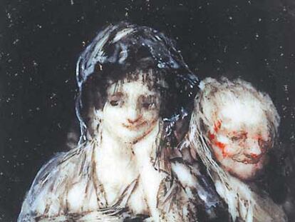 <i>Maja y Celestina </i>(1824-25), procedente de colección privada.