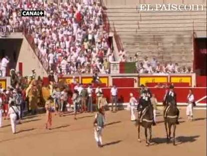 Padilla corta una oreja a sangre y fuego en Miura