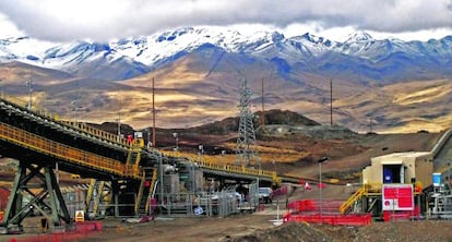 Yacimiento de Las Bambas, Per&uacute;, donde ha invertido China y que aporta tecnolog&iacute;a Siemens