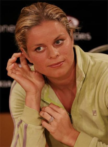 La tenista Kim Clijsters