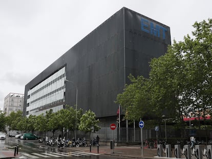 Oficinas de la Empresa Municipal de Transportes, en Madrid.