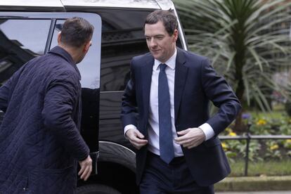 El canciller del Exchequer brit&aacute;nico, George Osborne, el pasado s&aacute;bado en Londres.
