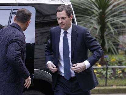 El canciller del Exchequer brit&aacute;nico, George Osborne, el pasado s&aacute;bado en Londres.