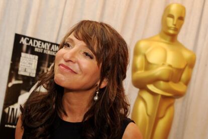 Susanne Bier, en el encuentro previo a los Oscar de los candidatos en su categoría.