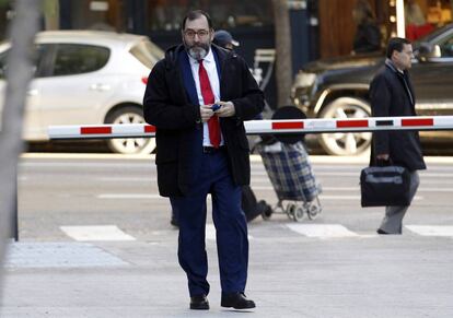 El juez Eloy Velasco, en la Audiencia Nacional.