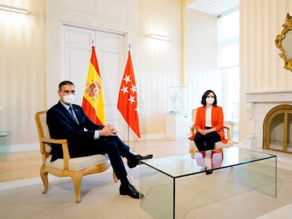 Pedro Sánchez e Isabel Díaz Ayuso, en septiembre de 2020.