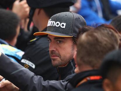 Fernando Alonso, en Shanghái.