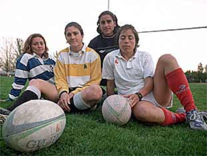 Olga García, Elena Díez de Lastra, Cristina López e Isabel Pérez (de izquierda a derecha).