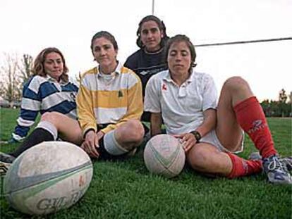 Olga García, Elena Díez de Lastra, Cristina López e Isabel Pérez (de izquierda a derecha).