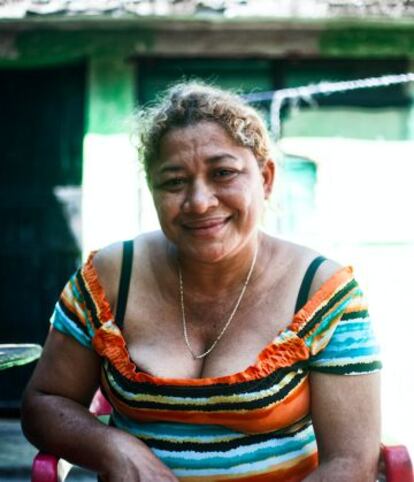 Una mujer de las que decidieron quedarse.