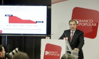 El presidente del Banco Popular, &Aacute;ngel Ron. 