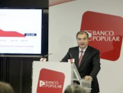 El presidente del Banco Popular, &Aacute;ngel Ron. 