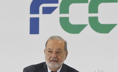 Carlos Slim, accionista de control de FCC.