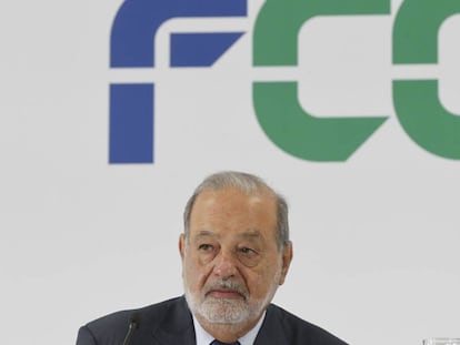 Carlos Slim, accionista de control de FCC.