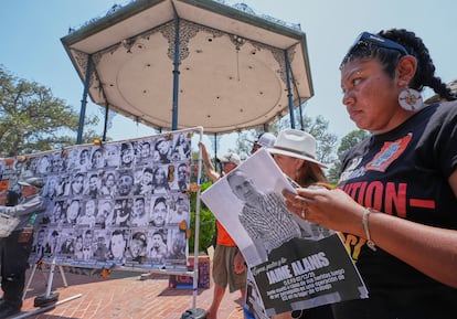 Protesta por trabajadores agrícolas detenidos por ICE en Los Ángeles, el 14 de julio.