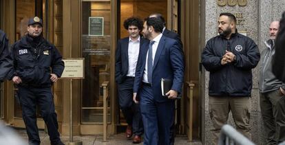 El exCEO de FTX, Sam Bankman-Fried, a su salida de los Tribunales de Nueva York el pasado 3 de enero.