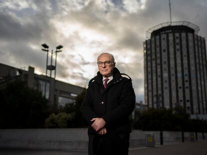 El cardiólogo José Luis López-Sendón, fotografiado este lunes en el Hospital Universitario La Paz, en Madrid.