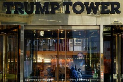 La entrada de la Torre Trump de Manhattan, el 12 de enero en Nueva York.