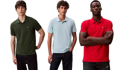 Estos polos manga corta hombre de Calvin Klein, Tommy Hilfiger y Levi´s,.