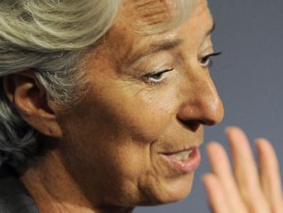 La directora gerente del Fondo Monetario Internacional (FMI), Christine Lagarde