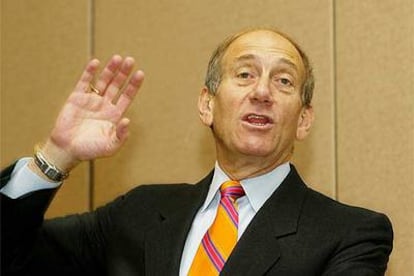 Ehud Olmert, cuando era alcalde de Jerusalén en 2002.