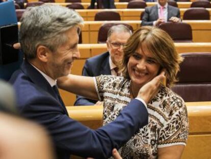 La ministra de Justicia mantiene que la difusión de nuevas grabaciones en las que alude al responsable de Interior, Grande-Marlaska, supone un “ataque institucional”