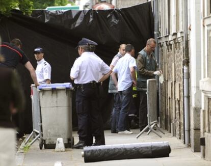 La policía investiga en el domicilio de la familia de Nantes.