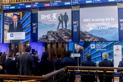 Acto de salida a Bolsa de Saint Croix Socimi, que debutó en el BME Scale Up el 10 de septiembre. 