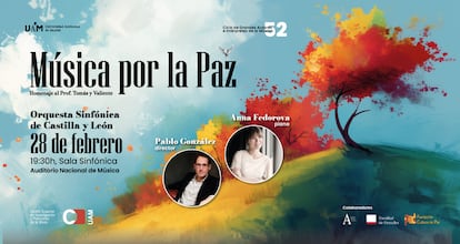 Música por la Paz organiza este concierto en homenaje al profesor Francisco Tomás y Valiente.