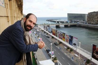 El cineasta Jaime Rosales, en el festival de cine de San Sebastián.