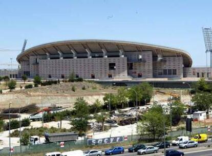 El estadio de La Peineta, al que se trasladará el Atlético de Madrid en 2010.