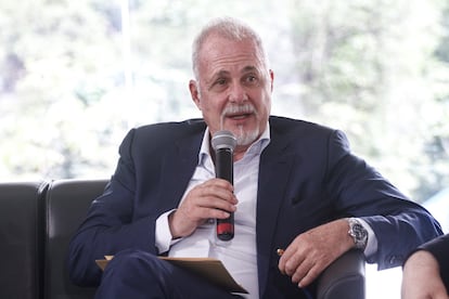 Raúl Padilla, durante la Feria Internacional del Libro (FIL) Guadalajara.