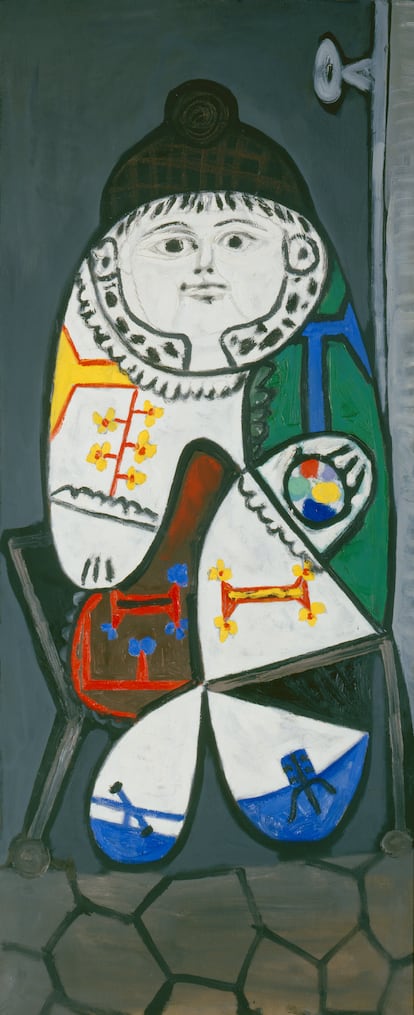 'Claude con traje tradicional polaco' (1948), de Pablo Picasso.