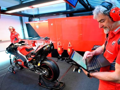 La tecnología que se esconde en la trastienda de un box de MotoGP