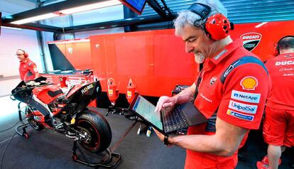 Box de Ducati en Moto GP