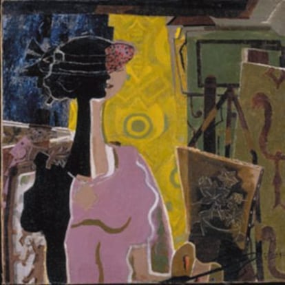 'Mujer con caballet' (1936), de Georges Braque.