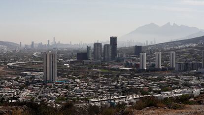 View of the municipality of Santa Catarina (State of Nuevo León), where the plant would be built.