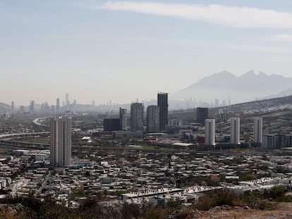 A view shows the urban area of the municipality of Santa Catarina near the land where Tesla has indicated it could build a new gigafactory, in Santa Catarina