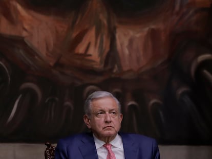 Andrés Manuel López Obrador, en la Suprema Corte de Justicia de la Nación.