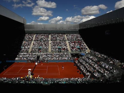 La Caja Mágica donde se celebra el Open de Tenis de Madrid. 