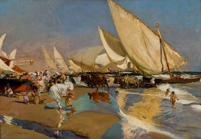 Sorolla en colecciones americanas