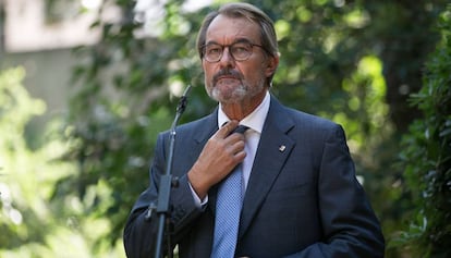 Artur Mas, durante una rueda de prensa celebrada el pasado día 14.