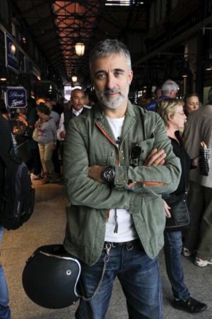 Sergi Arola, en el mercado de San Miguel de Madrid.