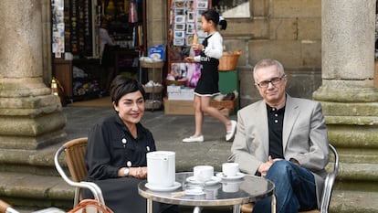 Candela Peña y Tristán Ulloa como Rosario Porto y Alfonso Basterra en un momento de la serie 'El caso Asunta'.