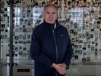 Alfredo Zamudio en el Museo de la Memoria en Santiago (Chile), en junio de 2023.