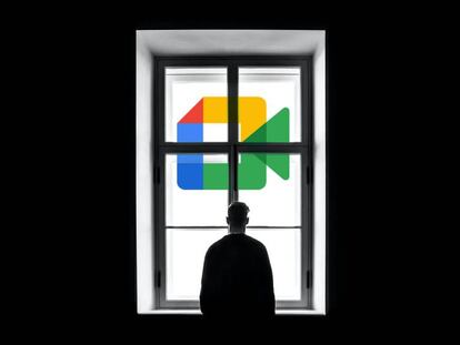 Nueva disposición de ventanas en Google Meet.