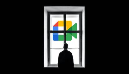 Nueva disposición de ventanas en Google Meet.
