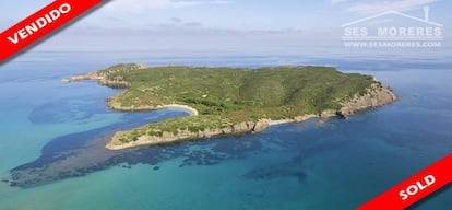 The islet of Illa d'en Colom, sold to the Cuban-American businessman Alex Meruelo.
