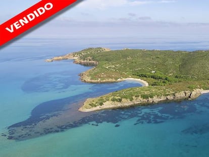 The islet of Illa d'en Colom, sold to the Cuban-American businessman Alex Meruelo.