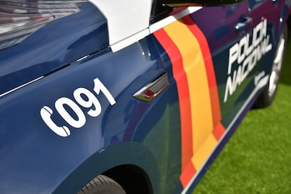 Un coche patrulla de la Policía Nacional.